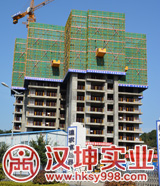 湖南|高岭建设集团湘江壹号项目楼层防护栏